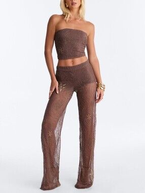 Stylish Summer or Festival Set: Top and Pants